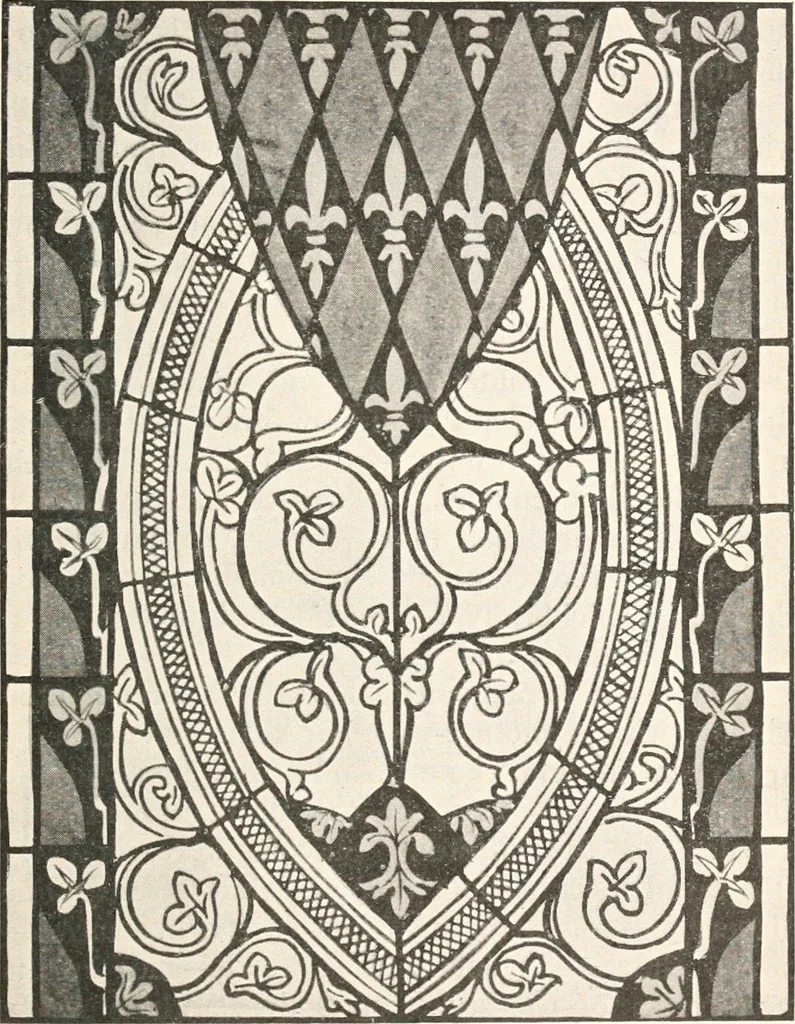 An illustration from Ancient stained and painted glass, 1913, leaf 148