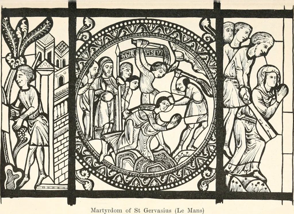 An illustration from Ancient stained and painted glass, 1913, leaf 52