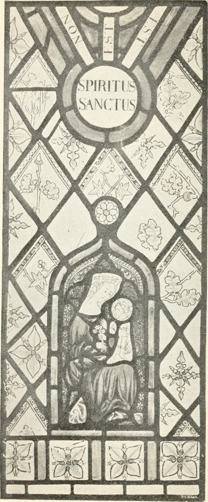 An illustration from Ancient stained and painted glass, 1913, leaf 7
