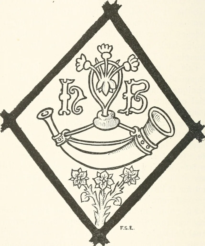 An illustration from Ancient stained and painted glass, 1913, leaf 89