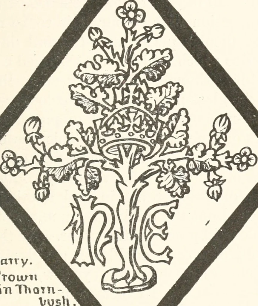 An illustration from Ancient stained and painted glass, 1913, leaf 90