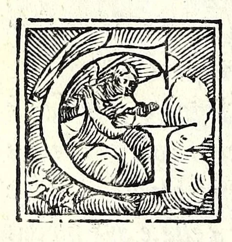 An illustration from Anconitana : comedia, 1554, leaf 40