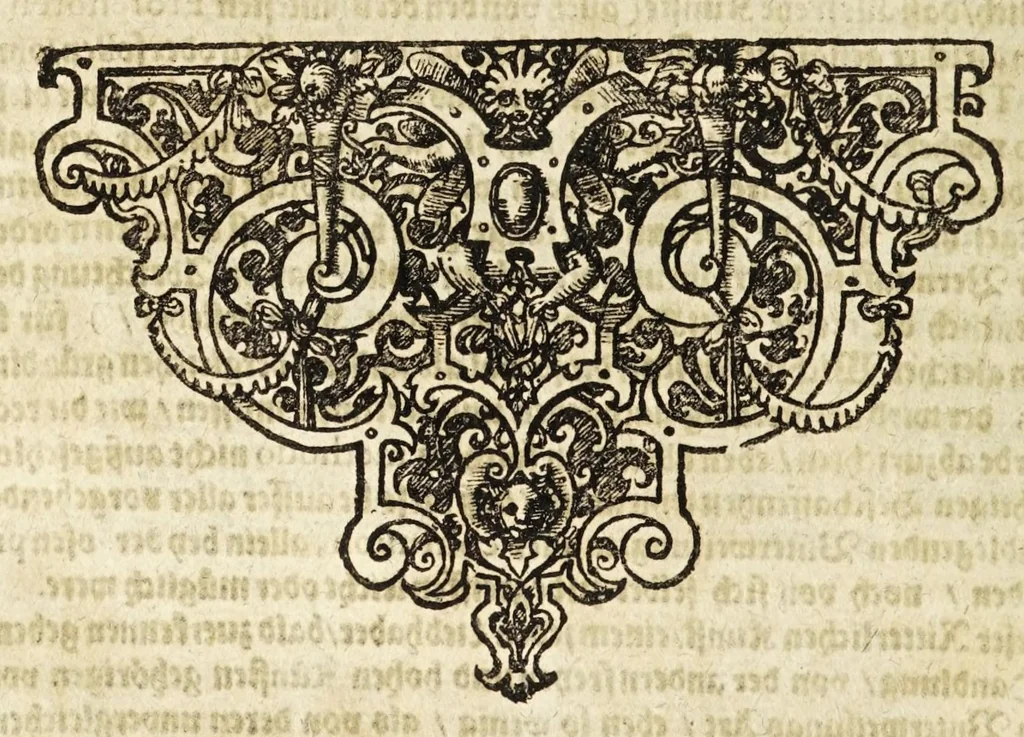 An illustration from Ander Haupt-Theil des vollkommenen ergäntzten Pferd-Schatzes : dessen I. Inhalt auf den Reuter und desselben Bezeigungen zielend, als die nothwendige Theoria in dess Reuters Unterweisungsart ... : wie der 2. Inhalt auf das Pferd und desselben Bezeigungen in aller Abrichtung gerichtet, 1664, leaf 6