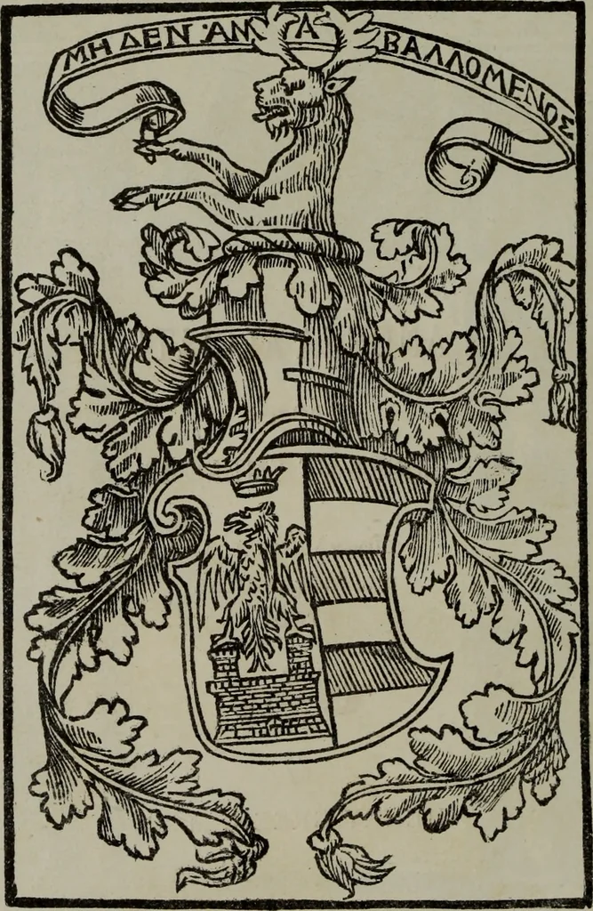 An illustration from Andrea Alciati and his books of emblems : a biographical and bibliographical study, 1877, leaf 5