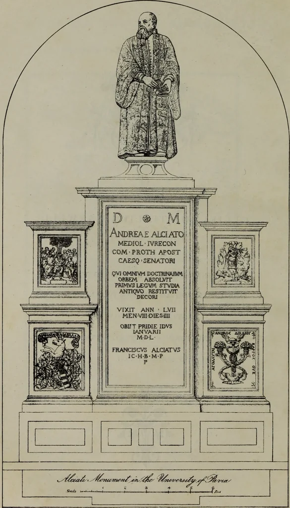 An illustration from Andrea Alciati and his books of emblems : a biographical and bibliographical study, 1877, leaf 7