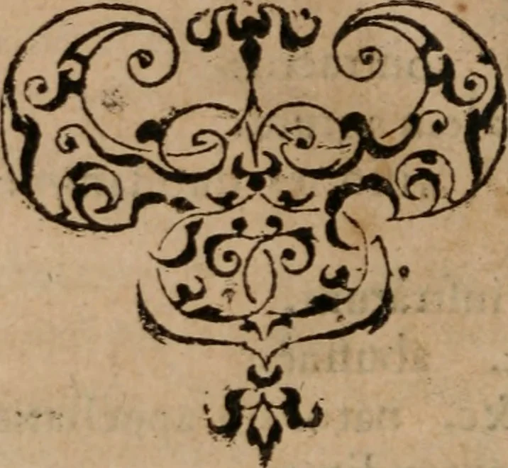 An illustration from Andreae Alciati ... De verborvm significatione libri IIII. Eiusdem in titulum XVI. lib. L. Digestorum commentarii, postrema hac editione quanta fieri potuit diligentia, collatione autographi, castigati, 1572, leaf 689