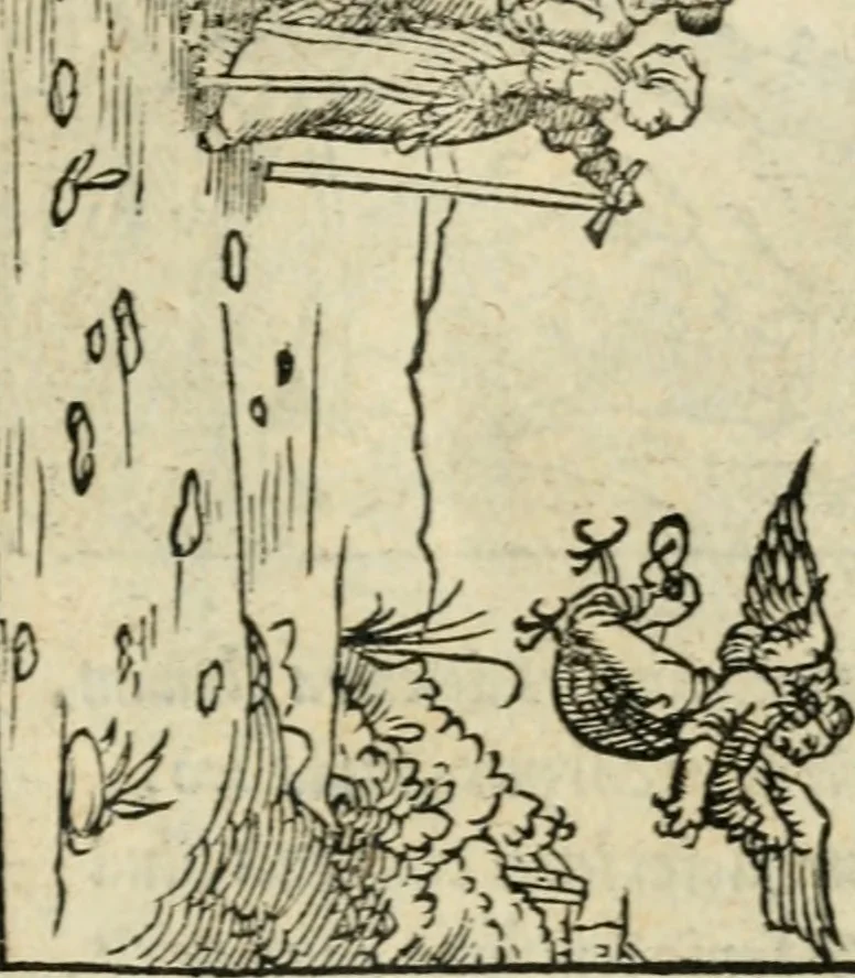 An illustration from Andreae Alciati emblematvm libellvs, 1536, leaf 102