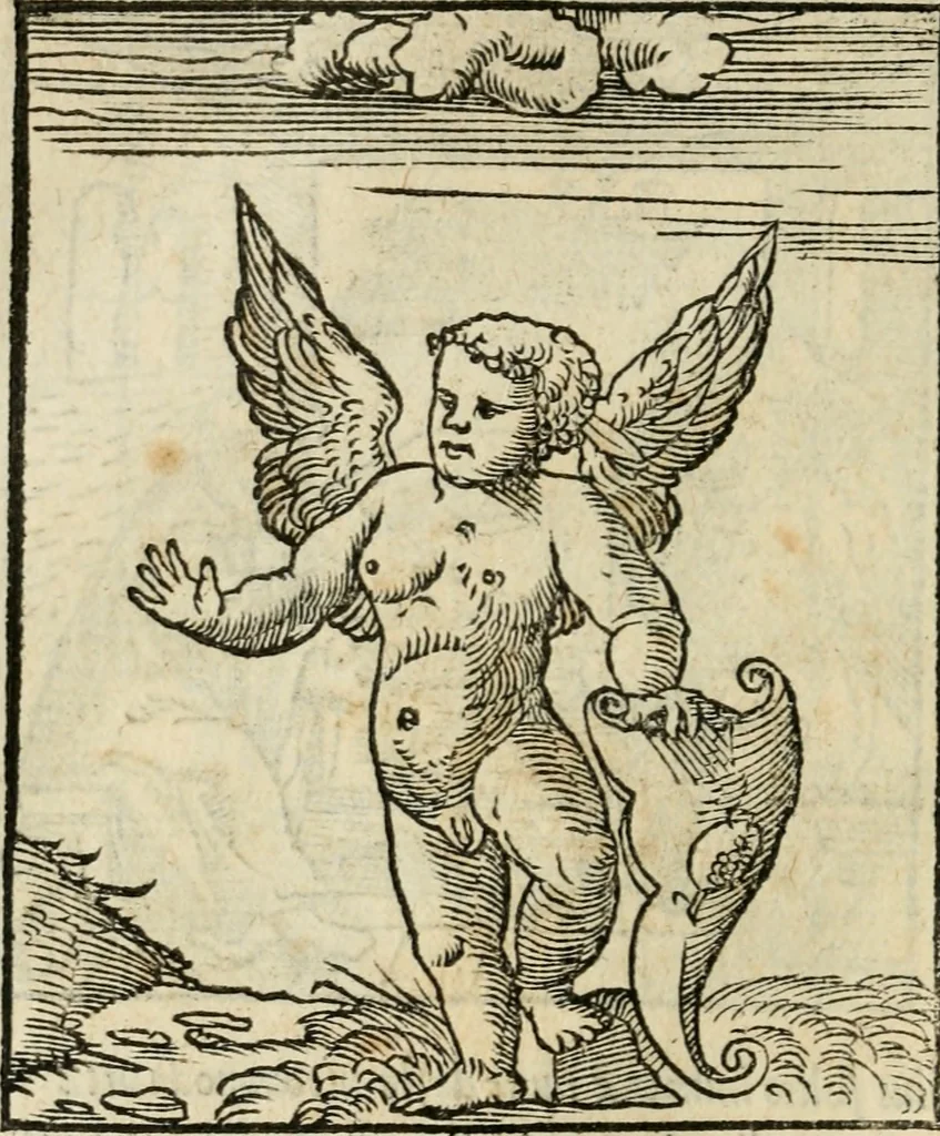 An illustration from Andreae Alciati emblematvm libellvs, 1536, leaf 107