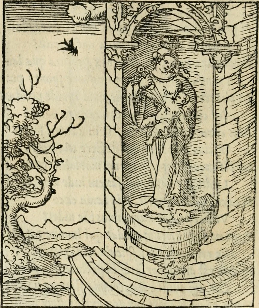 An illustration from Andreae Alciati emblematvm libellvs, 1536, leaf 109