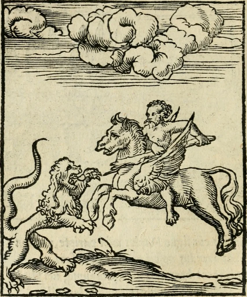 An illustration from Andreae Alciati emblematvm libellvs, 1536, leaf 113