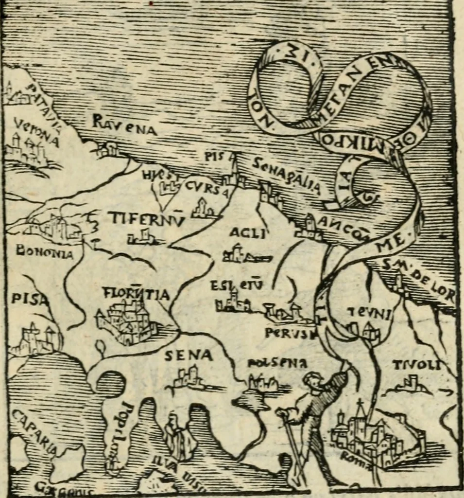An illustration from Andreae Alciati emblematvm libellvs, 1536, leaf 114