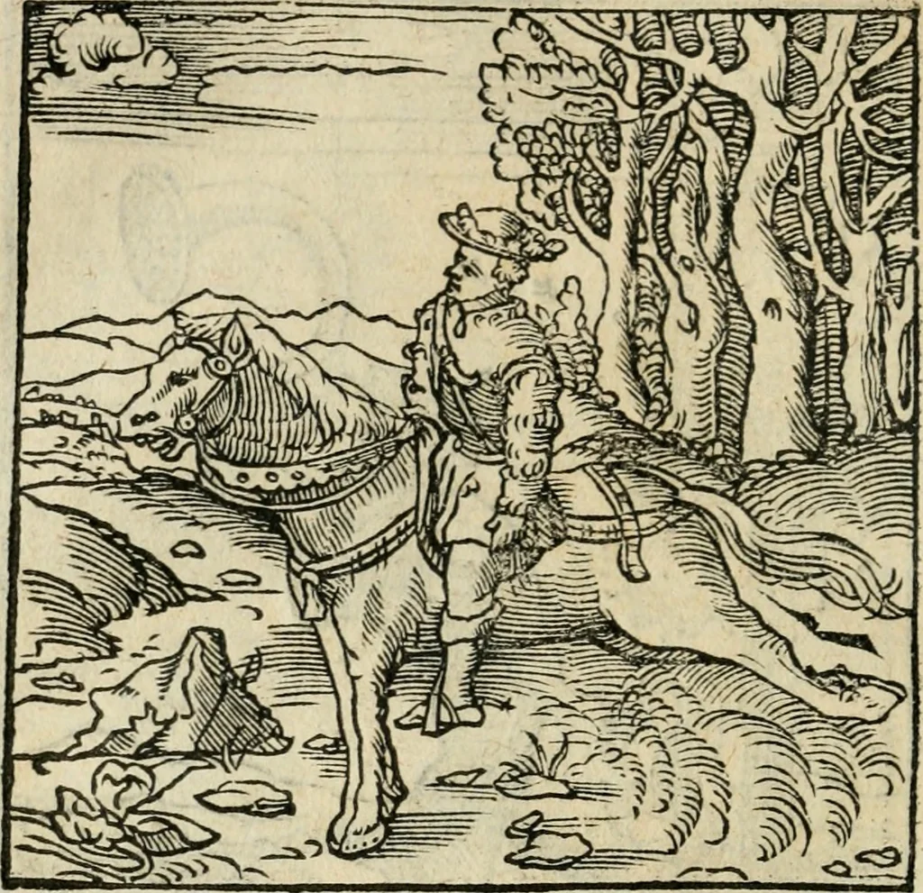 An illustration from Andreae Alciati emblematvm libellvs, 1536, leaf 117