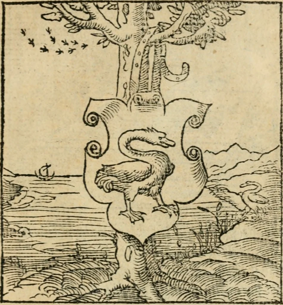 An illustration from Andreae Alciati emblematvm libellvs, 1536, leaf 118