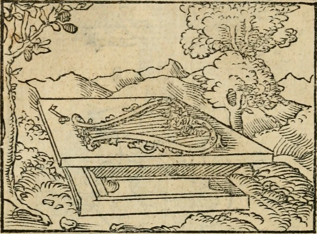 An illustration from Andreae Alciati emblematvm libellvs, 1536, leaf 119
