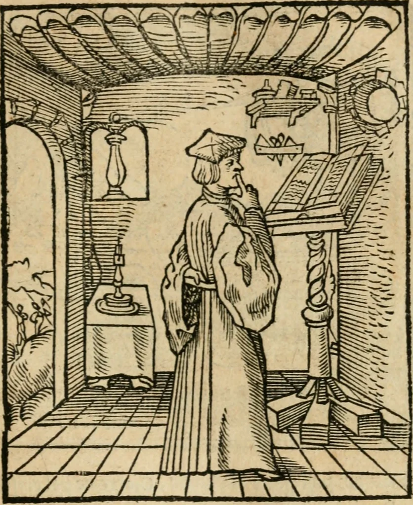 An illustration from Andreae Alciati emblematvm libellvs, 1536, leaf 12