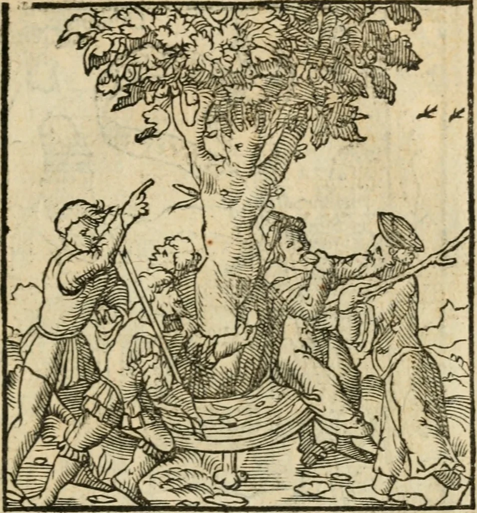 An illustration from Andreae Alciati emblematvm libellvs, 1536, leaf 120
