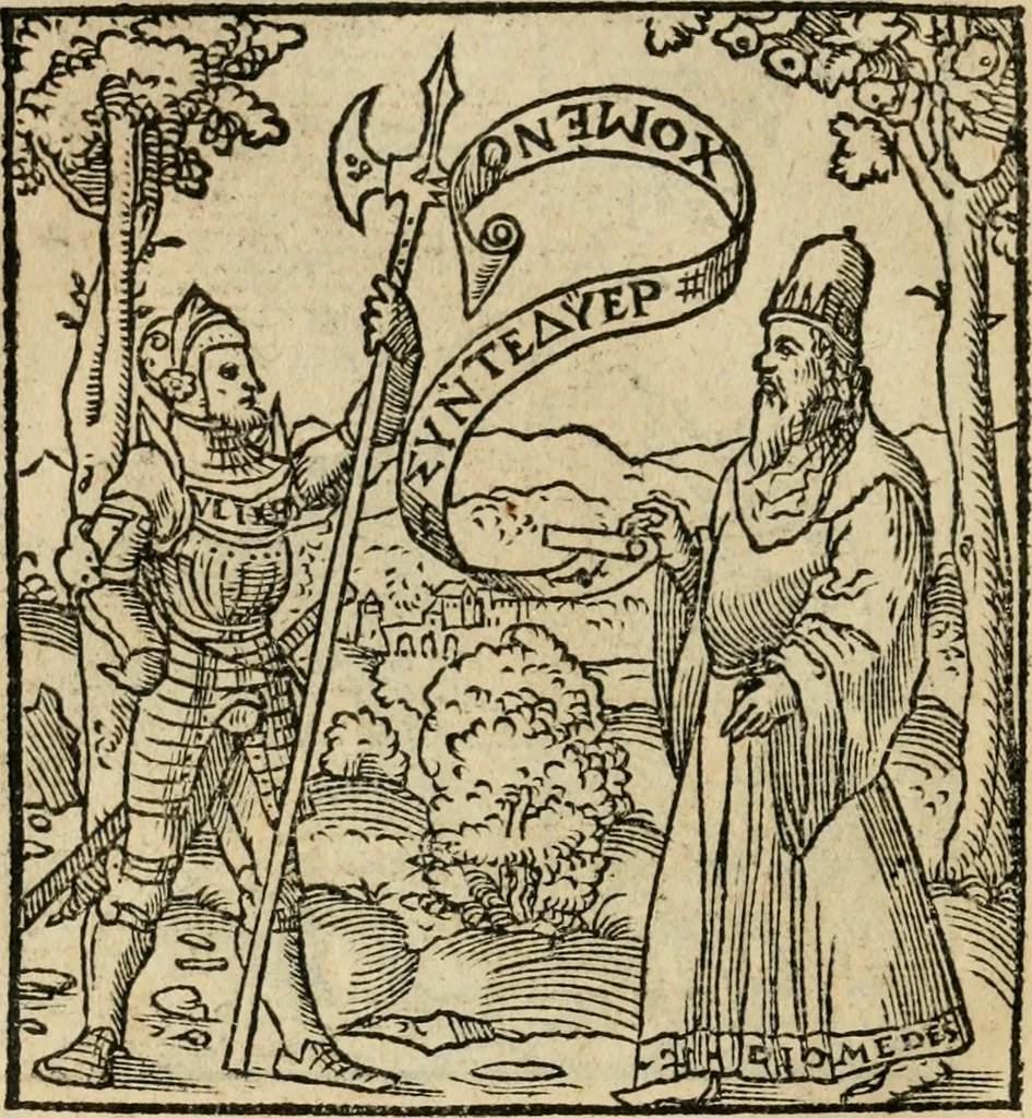 An illustration from Andreae Alciati emblematvm libellvs, 1536, leaf 121