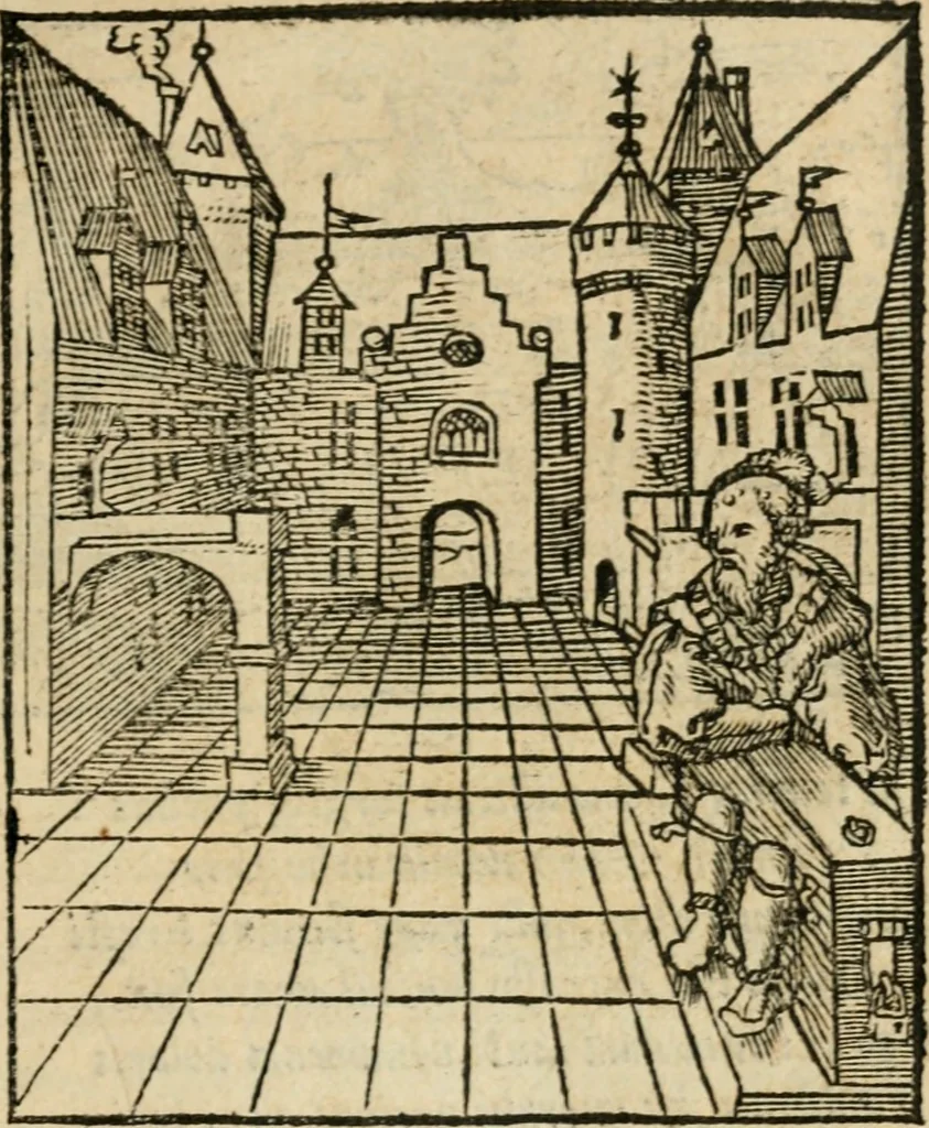 An illustration from Andreae Alciati emblematvm libellvs, 1536, leaf 122