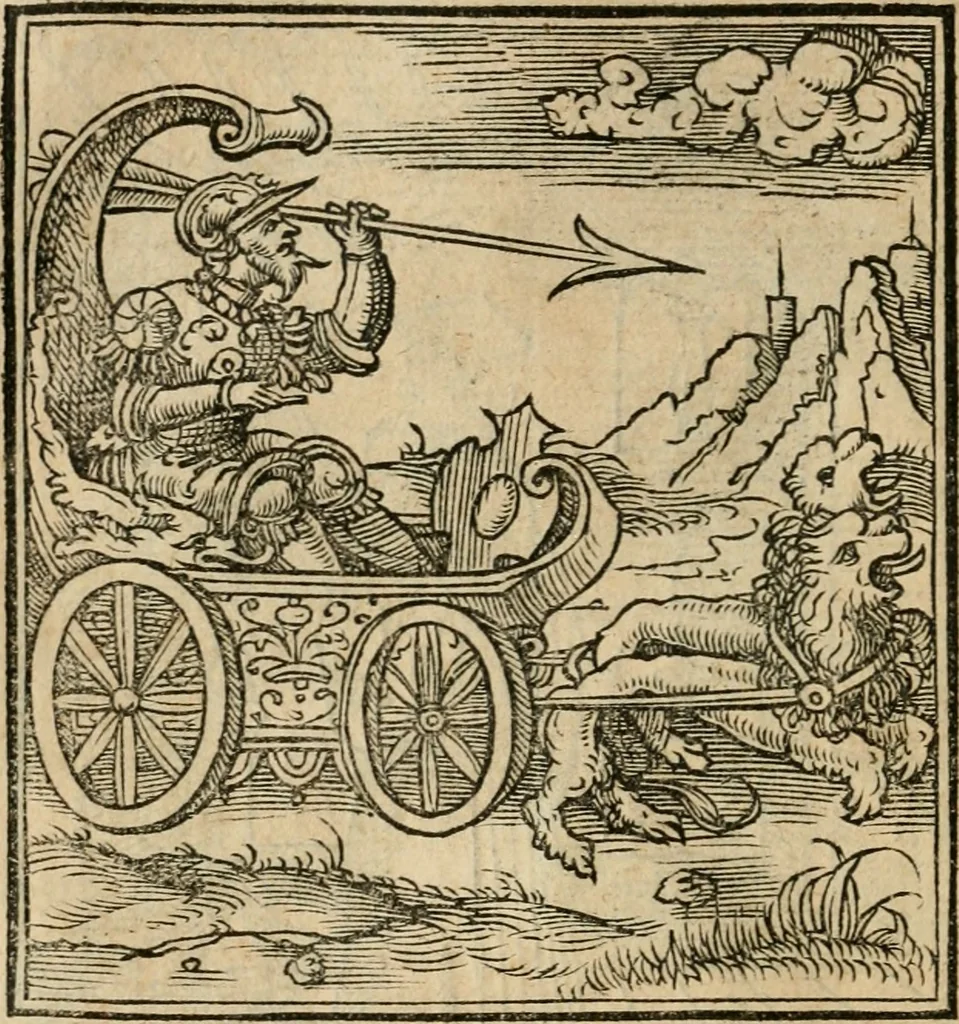 An illustration from Andreae Alciati emblematvm libellvs, 1536, leaf 13