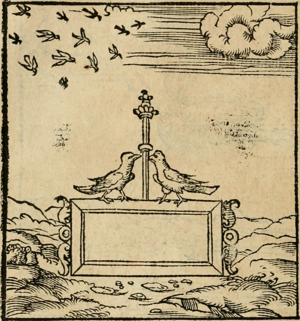 An illustration from Andreae Alciati emblematvm libellvs, 1536, leaf 15