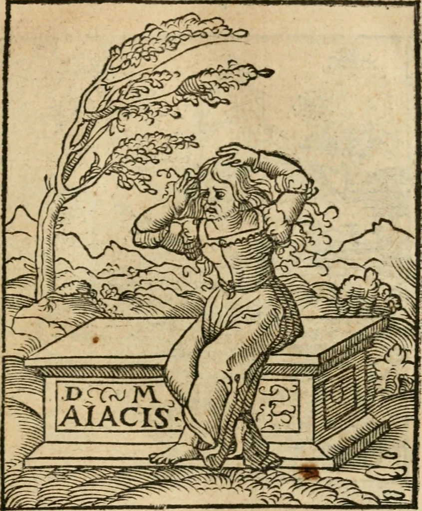 An illustration from Andreae Alciati emblematvm libellvs, 1536, leaf 18
