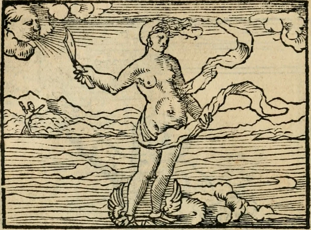 An illustration from Andreae Alciati emblematvm libellvs, 1536, leaf 25
