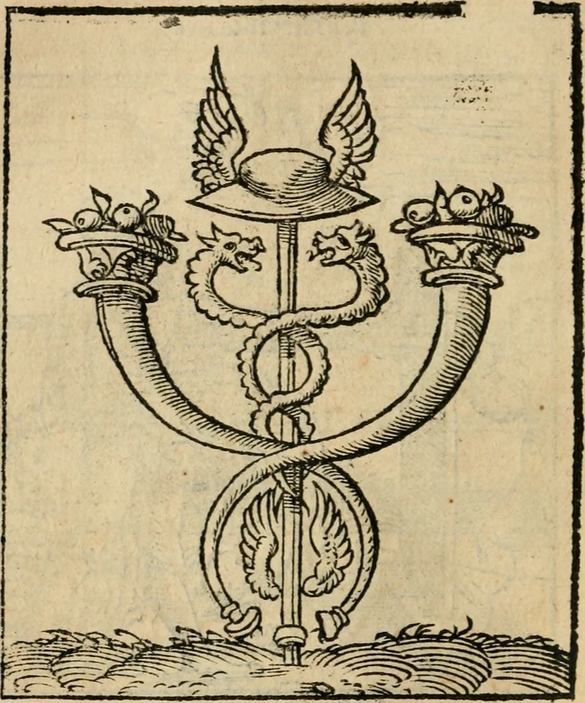 An illustration from Andreae Alciati emblematvm libellvs, 1536, leaf 27