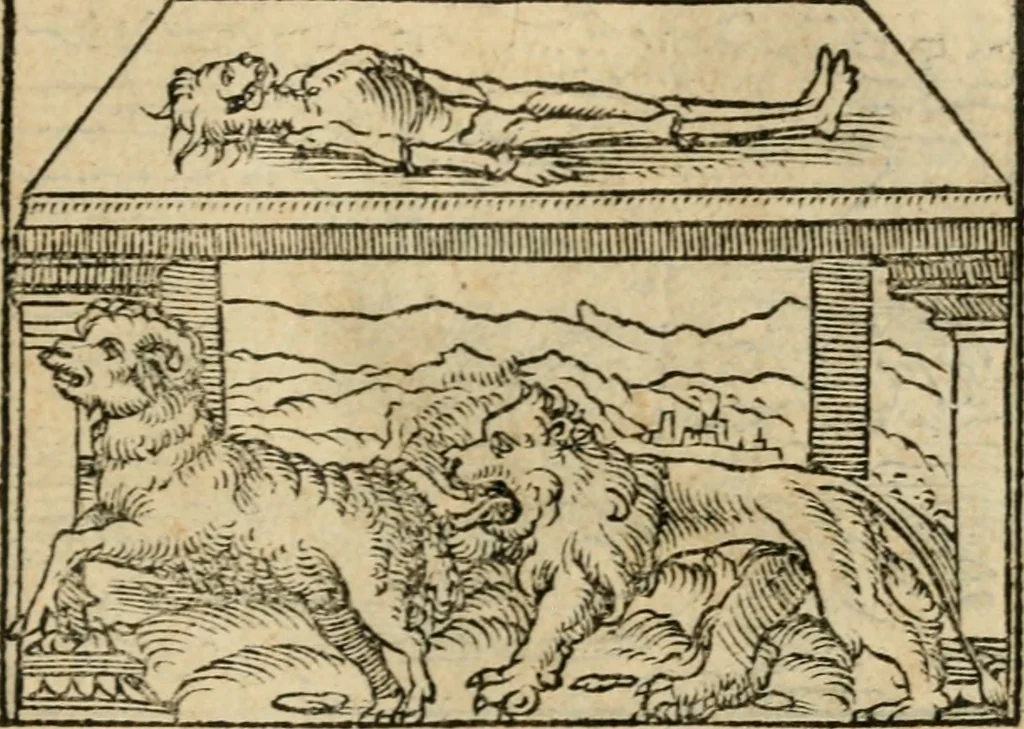An illustration from Andreae Alciati emblematvm libellvs, 1536, leaf 34