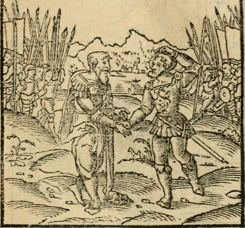 An illustration from Andreae Alciati emblematvm libellvs, 1536, leaf 36