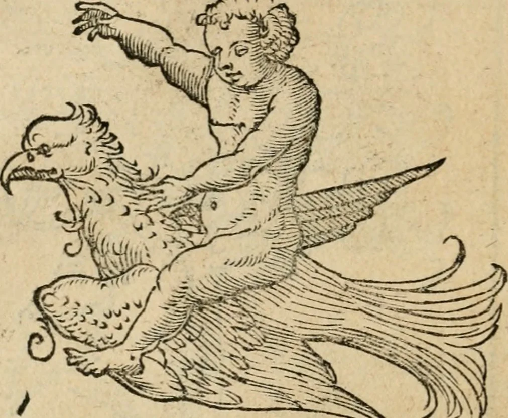 An illustration from Andreae Alciati emblematvm libellvs, 1536, leaf 41