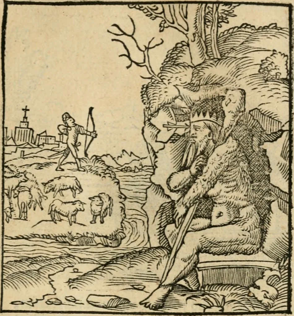 An illustration from Andreae Alciati emblematvm libellvs, 1536, leaf 46