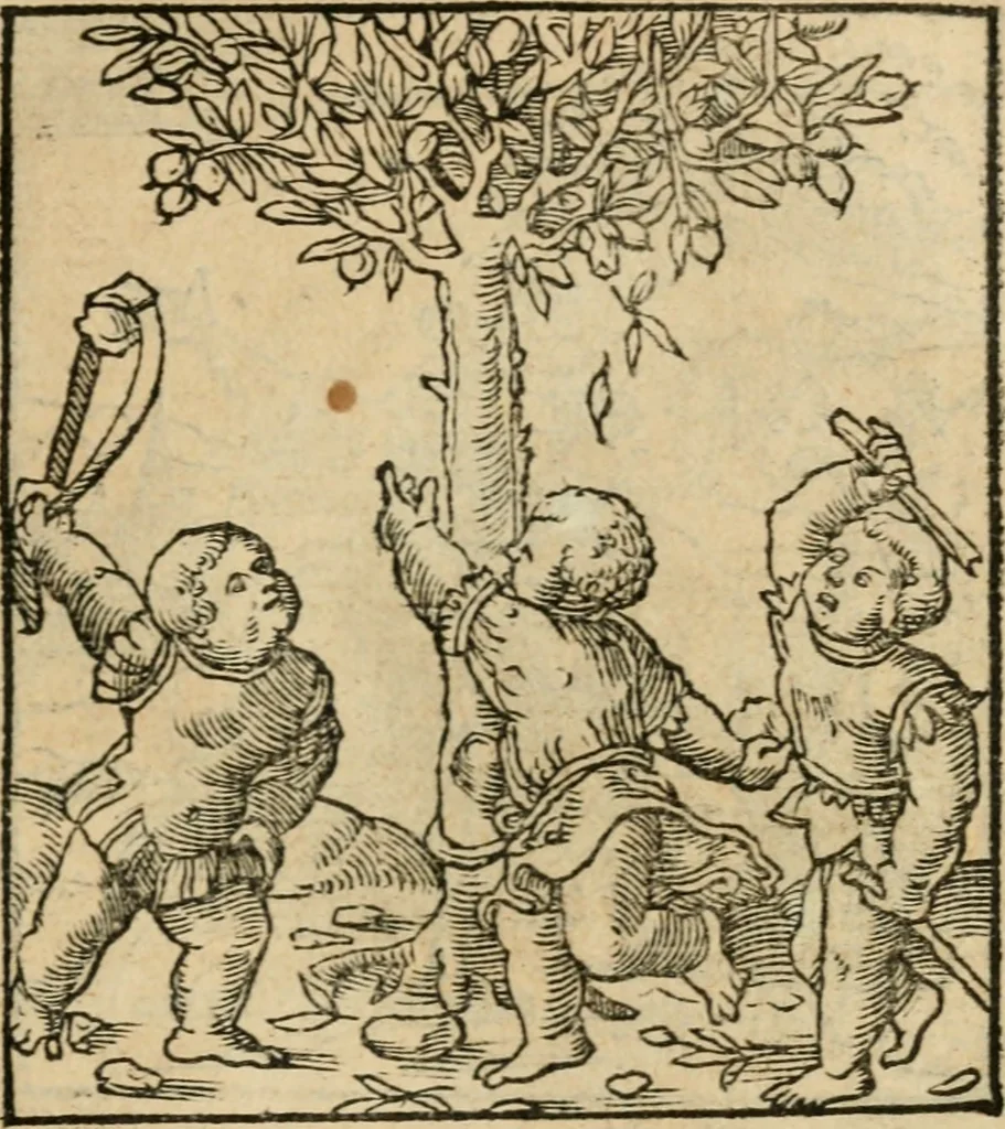 An illustration from Andreae Alciati emblematvm libellvs, 1536, leaf 48
