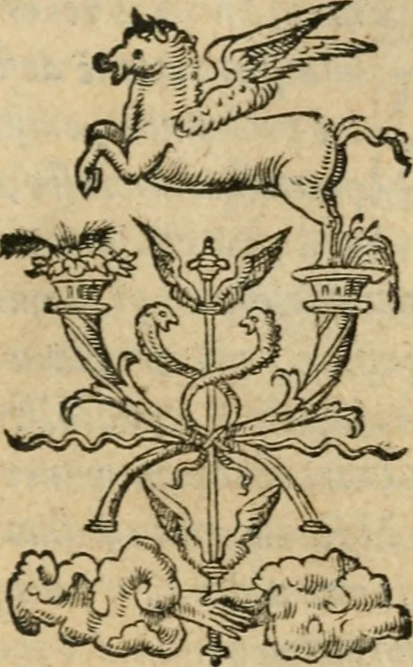 An illustration from Andreae Alciati emblematvm libellvs, 1536, leaf 6