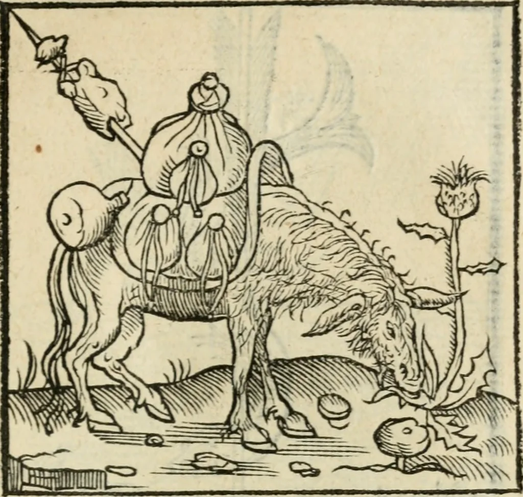 An illustration from Andreae Alciati emblematvm libellvs, 1536, leaf 60