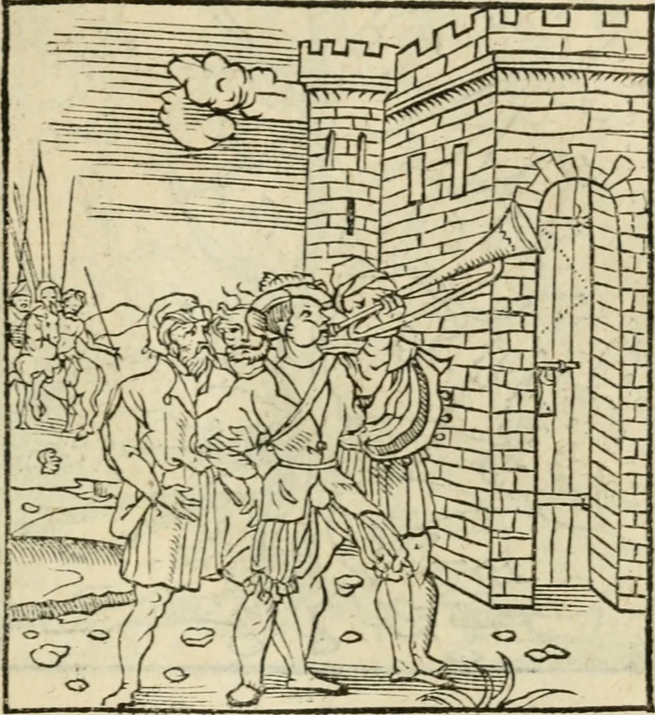 An illustration from Andreae Alciati emblematvm libellvs, 1536, leaf 64