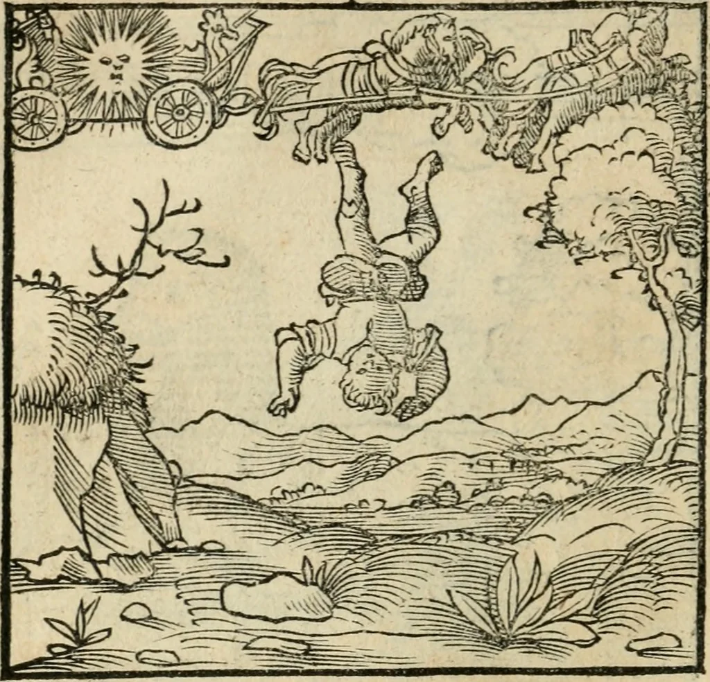 An illustration from Andreae Alciati emblematvm libellvs, 1536, leaf 73