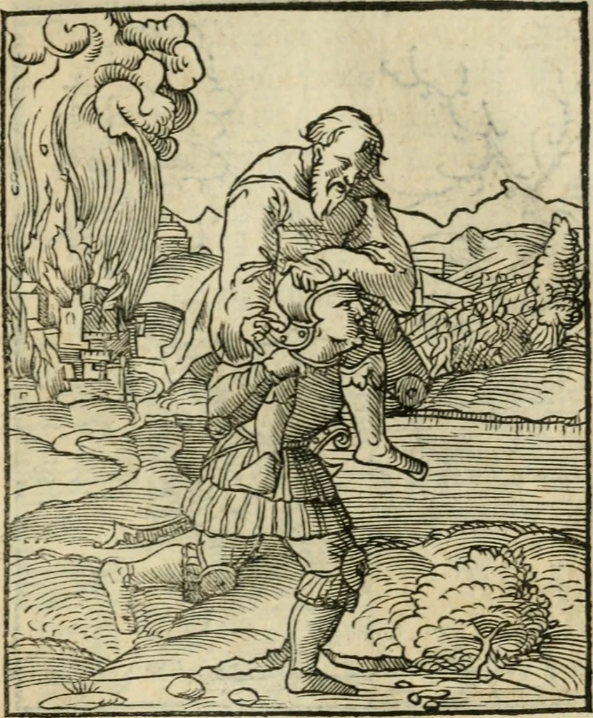 An illustration from Andreae Alciati emblematvm libellvs, 1536, leaf 78