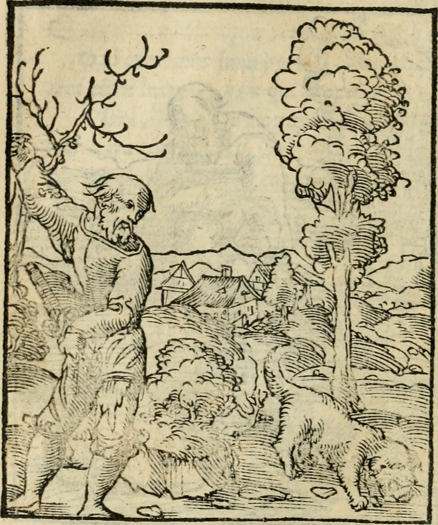 An illustration from Andreae Alciati emblematvm libellvs, 1536, leaf 79