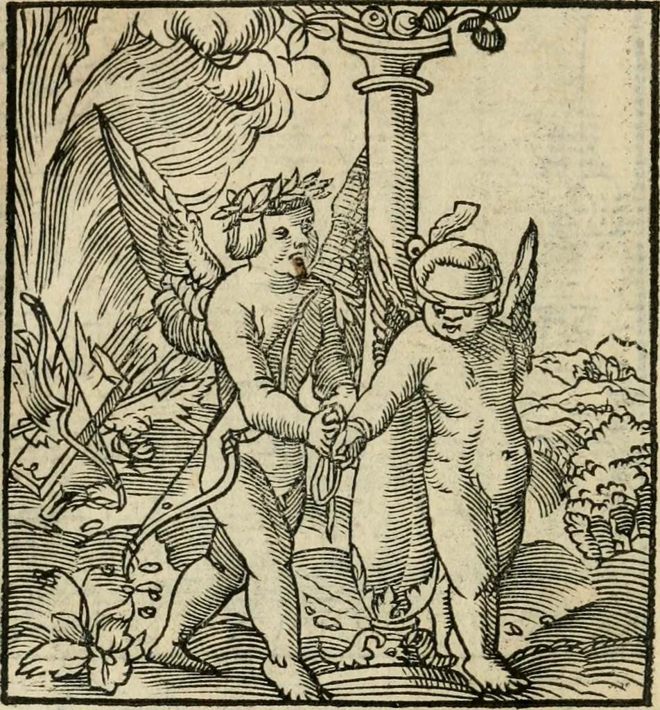 An illustration from Andreae Alciati emblematvm libellvs, 1536, leaf 81