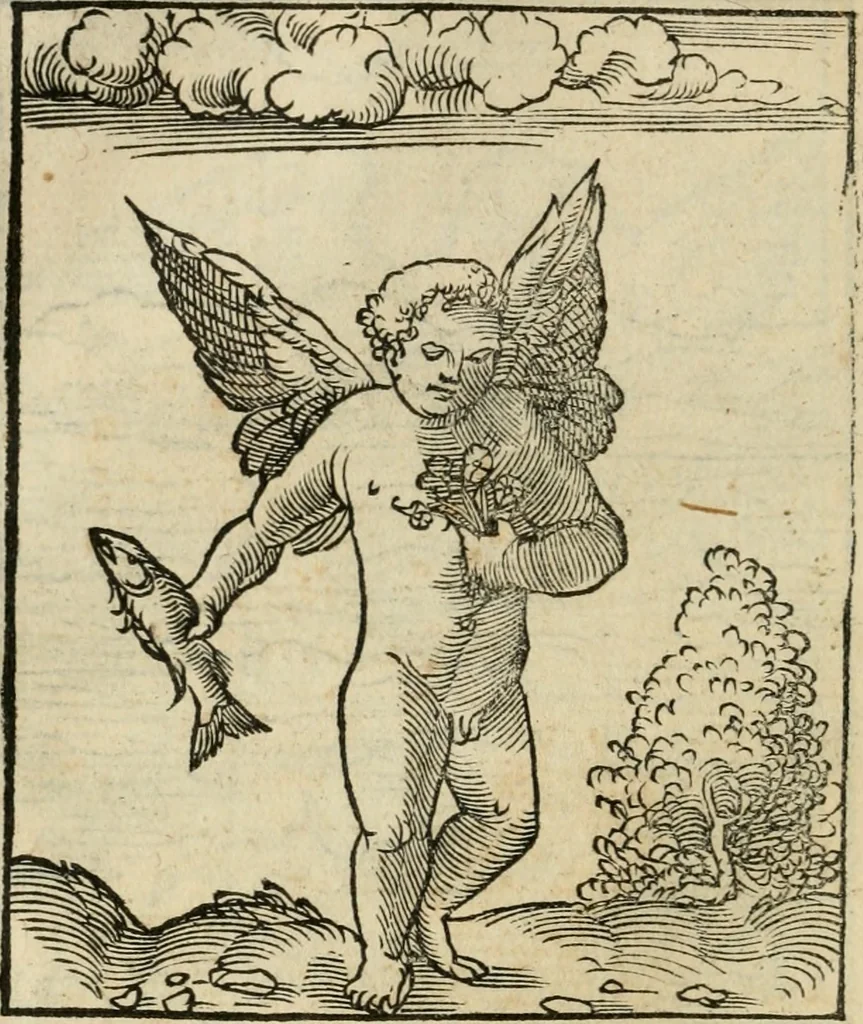 An illustration from Andreae Alciati emblematvm libellvs, 1536, leaf 85