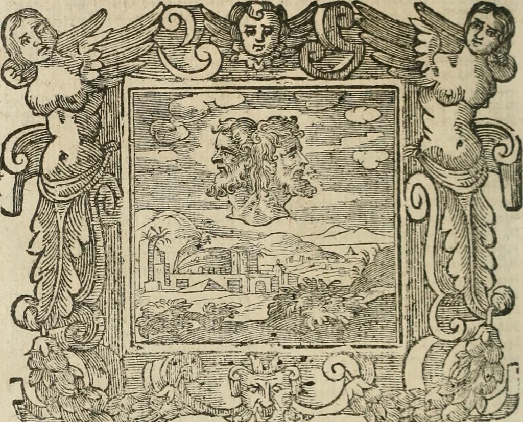 An illustration from Andreae Alciati Emblemata cum commentariis Claudii Minois I.C. Francisci Sanctii Brocensis, & notis Laurentij Pignorij Patavini : nouissima hac editione in continuam vnius commentarij seriem congestis, in certas quasdam quasi classes dispositis, & plusquam dimidia parte auctis, 1661, leaf 191