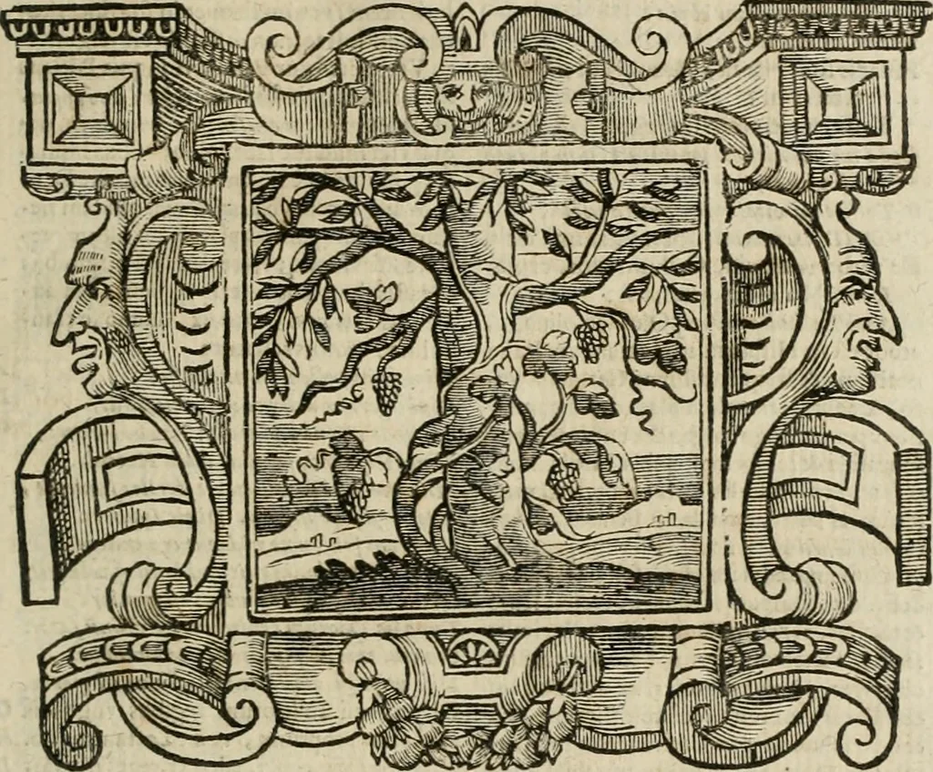 An illustration from Andreae Alciati Emblemata cum commentariis Claudii Minois I.C. Francisci Sanctii Brocensis, & notis Laurentij Pignorij Patavini : nouissima hac editione in continuam vnius commentarij seriem congestis, in certas quasdam quasi classes dispositis, & plusquam dimidia parte auctis, 1661, leaf 218