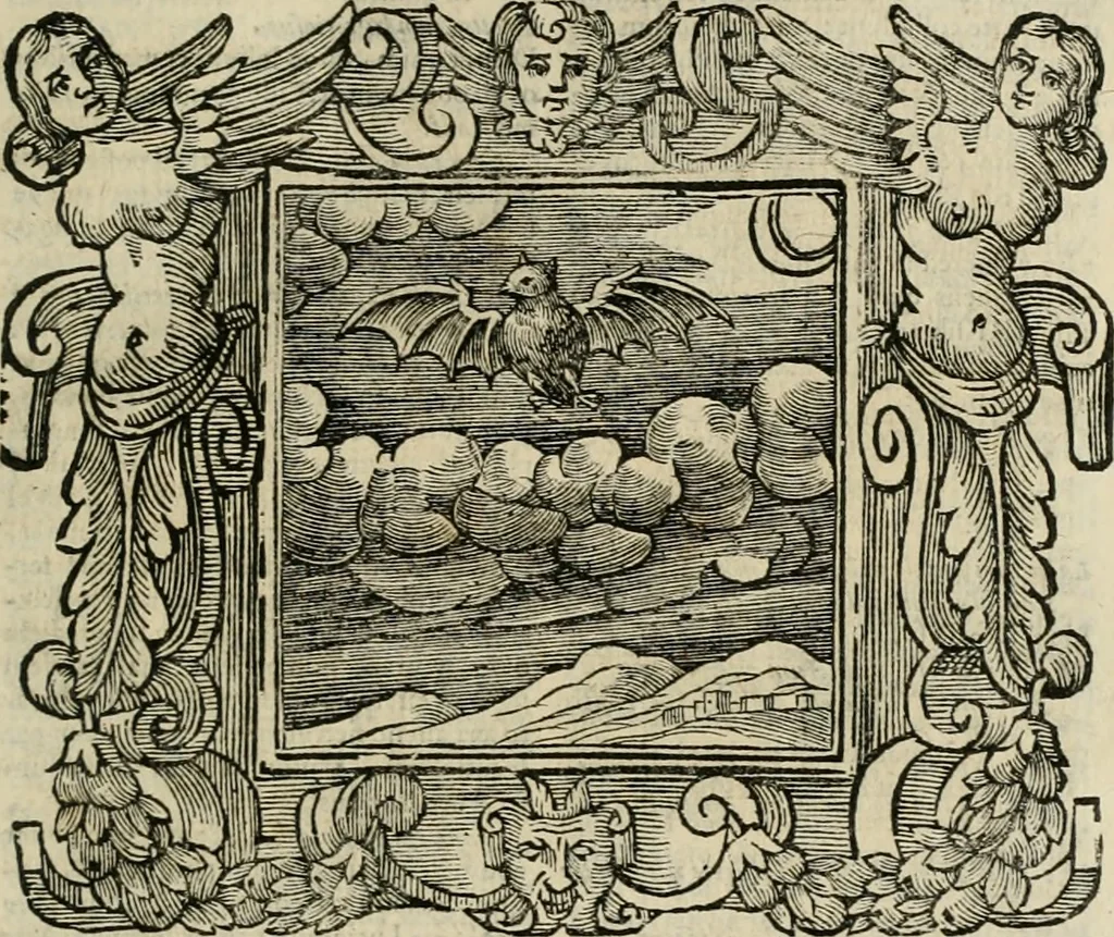 An illustration from Andreae Alciati Emblemata cum commentariis Claudii Minois I.C. Francisci Sanctii Brocensis, & notis Laurentij Pignorij Patavini : nouissima hac editione in continuam vnius commentarij seriem congestis, in certas quasdam quasi classes dispositis, & plusquam dimidia parte auctis, 1661, leaf 364
