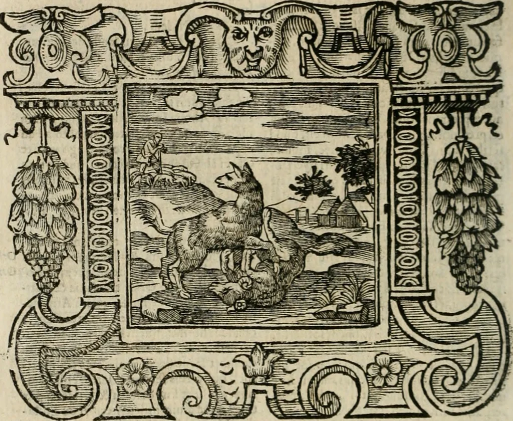 An illustration from Andreae Alciati Emblemata cum commentariis Claudii Minois I.C. Francisci Sanctii Brocensis, & notis Laurentij Pignorij Patavini : nouissima hac editione in continuam vnius commentarij seriem congestis, in certas quasdam quasi classes dispositis, & plusquam dimidia parte auctis, 1661, leaf 377