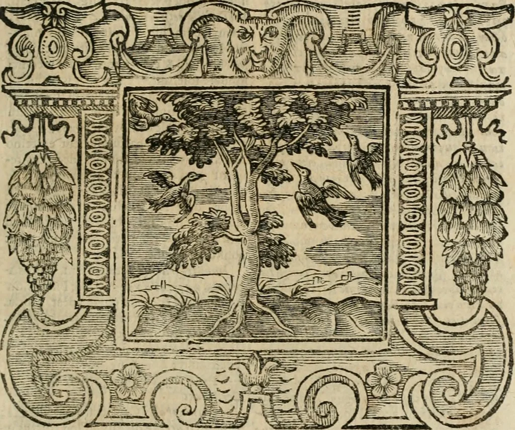An illustration from Andreae Alciati Emblemata cum commentariis Claudii Minois I.C. Francisci Sanctii Brocensis, & notis Laurentij Pignorij Patavini : nouissima hac editione in continuam vnius commentarij seriem congestis, in certas quasdam quasi classes dispositis, & plusquam dimidia parte auctis, 1661, leaf 408