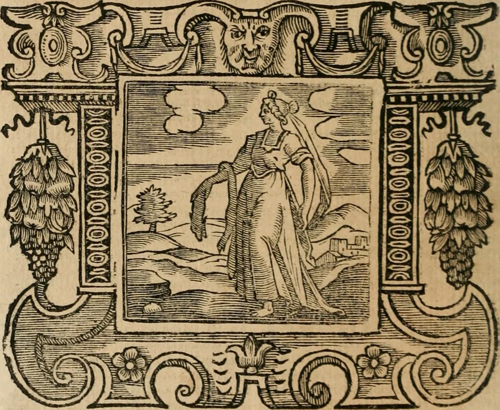 An illustration from Andreae Alciati Emblemata cum commentariis Claudii Minois I.C. Francisci Sanctii Brocensis, & notis Laurentij Pignorij Patavini : nouissima hac editione in continuam vnius commentarij seriem congestis, in certas quasdam quasi classes dispositis, & plusquam dimidia parte auctis, 1661, leaf 431