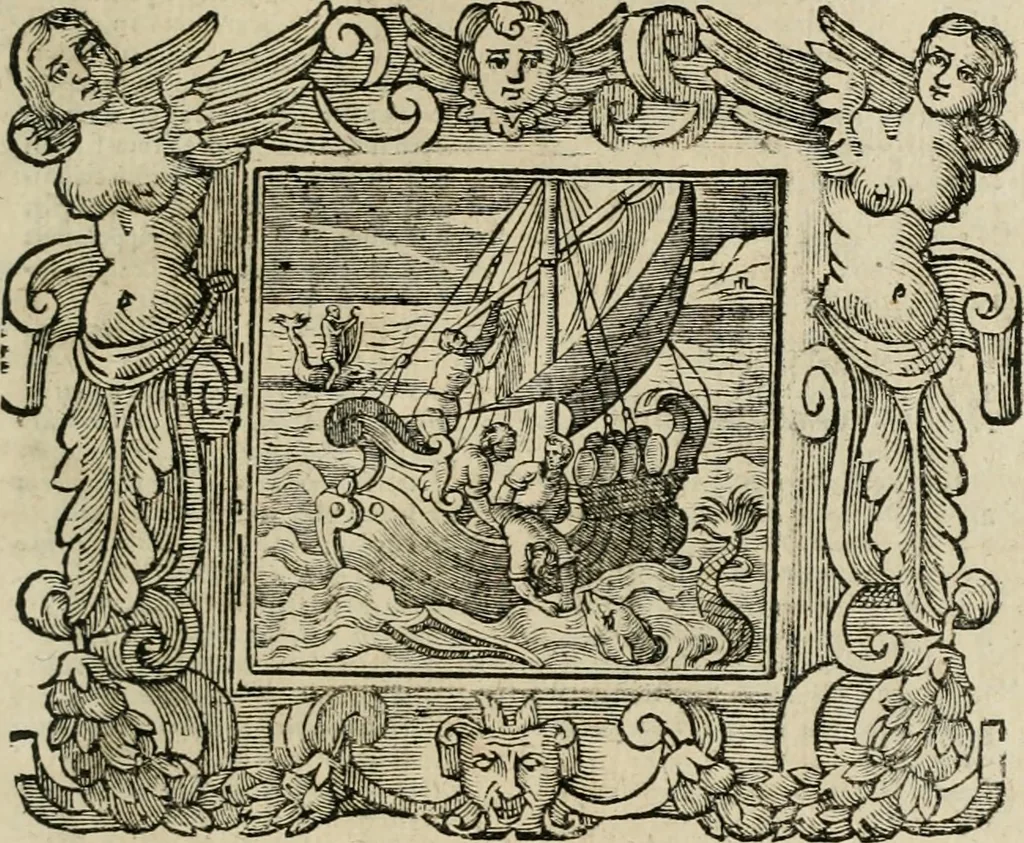 An illustration from Andreae Alciati Emblemata cum commentariis Claudii Minois I.C. Francisci Sanctii Brocensis, & notis Laurentij Pignorij Patavini : nouissima hac editione in continuam vnius commentarij seriem congestis, in certas quasdam quasi classes dispositis, & plusquam dimidia parte auctis, 1661, leaf 468
