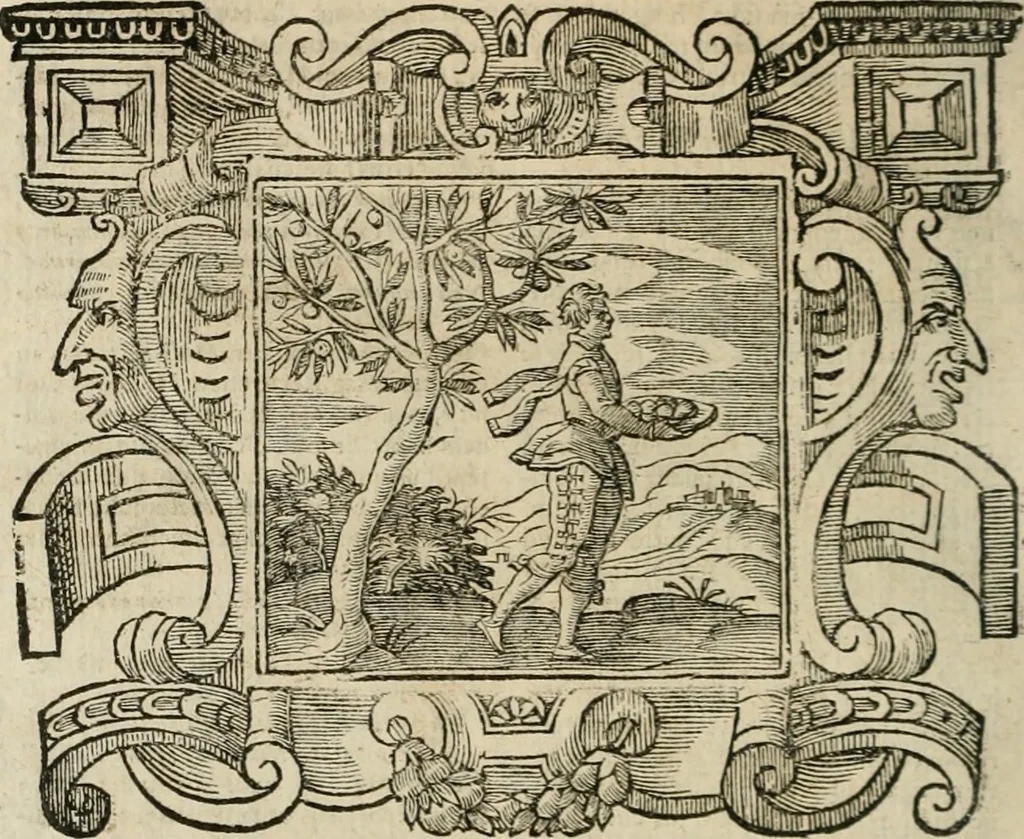 An illustration from Andreae Alciati Emblemata cum commentariis Claudii Minois I.C. Francisci Sanctii Brocensis, & notis Laurentij Pignorij Patavini : nouissima hac editione in continuam vnius commentarij seriem congestis, in certas quasdam quasi classes dispositis, & plusquam dimidia parte auctis, 1661, leaf 479