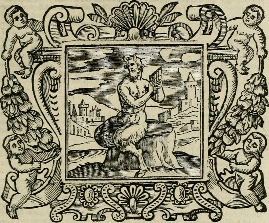 An illustration from Andreae Alciati Emblemata cum commentariis Claudii Minois I.C. Francisci Sanctii Brocensis, & notis Laurentij Pignorij Patavini : nouissima hac editione in continuam vnius commentarij seriem congestis, in certas quasdam quasi classes dispositis, & plusquam dimidia parte auctis, 1661, leaf 492
