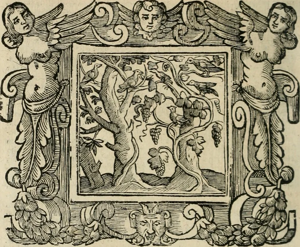 An illustration from Andreae Alciati Emblemata cum commentariis Claudii Minois I.C. Francisci Sanctii Brocensis, & notis Laurentij Pignorij Patavini : nouissima hac editione in continuam vnius commentarij seriem congestis, in certas quasdam quasi classes dispositis, & plusquam dimidia parte auctis, 1661, leaf 503